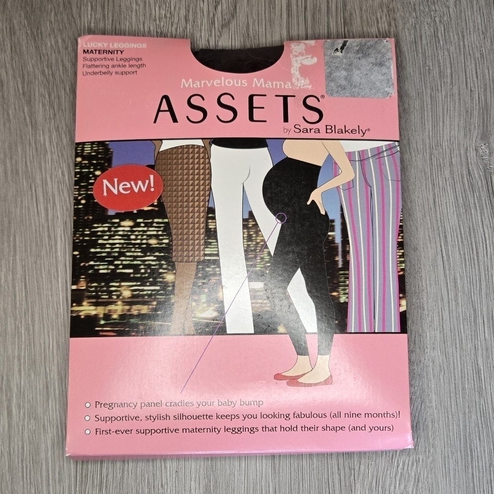 Spanx Assets Lucky Leggings Maternity Size 1 NIB New Brown Shapewear